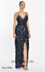 Alfa Beta B5160 Navy Blue Side Dress