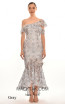Alfa Beta B5171 Gray Front Dress