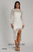 Alfa Beta B5186 White Front Dress 