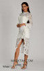 Alfa Beta B5186 White Tulle Dress 