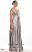 Alfa Beta B5228 Gray Side Dress