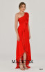 Alfa Beta B5232 Red Side Dress