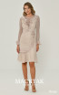 Vincence Beige Front Dress