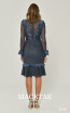 Alfa Beta B5244 Gray Back Dress