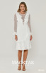 Vincence White Front Dress