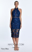 Alfa Beta B5248 Navy Blue Front Dress