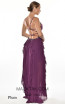 Alfa Beta B5249 Plum Back Dress