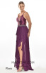 Alfa Beta B5249 Plum Dress