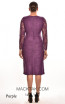 Alfa Beta B5260 Purple Back Dress