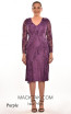 Alfa Beta B5260 Purple Front Dress