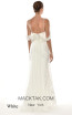 Alfa Beta B5290 White Back Dress