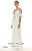 Alfa Beta B5290 White Side Dress