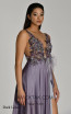 Alfa Beta B5310 Dark Lilac Detail Dress