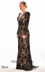 Alfa Beta B5325 Black Side Dress