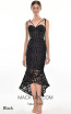 Alfa Beta B5356 Black Front Dress