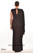 Alfa Beta B5360 Black Back Dress