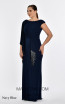Alfa Beta B5360 Navy Blue Side Dress