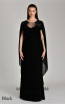 Alfa Beta B5383 Black Long Dress