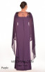 Alfa Beta B5383 Purple Back Dress