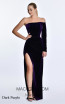 Alfa Beta B5393 Dark Purple Front Dress