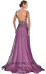 Alfa Beta B5399 Plum Back Dress