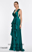 Alfa Beta B5424 Emerald Simple Dress