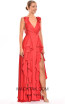 Alfa Beta B5424 Red Front Dress