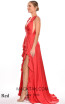 Alfa Beta B5424 Red Evening Dress