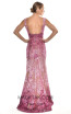 Alfa Beta B5440 Lilac Back Dress