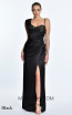 Alfa Beta 5446 Black Front Dress