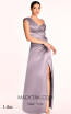 Alfa Beta 5446 Lilac Long Dress