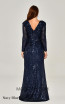 Alfa Beta B5457 Navy Blue Back Dress