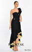 Alfa Beta B5481 Black Yellow Side Dress