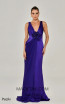 Alfa Beta B5498 Purple Dress
