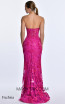 Alfa Beta 5525 Fuchsia Back Dress