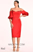 Alfa Beta B5526 Red Dress