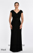 Alfa Beta B5529 Black Front Dress