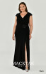 Alfa Beta B5529 Black Front Dress