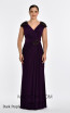 Alfa Beta B5529 Dark Purple Dress