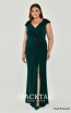 Alfa Beta B5529 Dark Emerald Front Dress