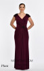 Alfa Beta B5529 Plum Dress