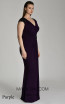 Alfa Beta B5529 Purple Evening Dress