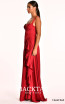 Alfa Beta B5531 Claret Red Side Dress