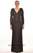 Alfa Beta B5544 Black Front Dress