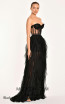 Alfa Beta 5576 Black Long Dress