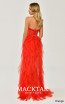 Alfa Beta B5576 Orange Back Dress