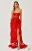 Alfa Beta B5576 Red Front Dress