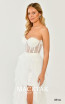 Alfa Beta B5576 White Detail Dress