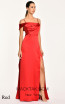Alfa Beta B5586 Red Dress