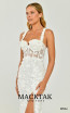Alfa Beta B5590 White Detail Dress